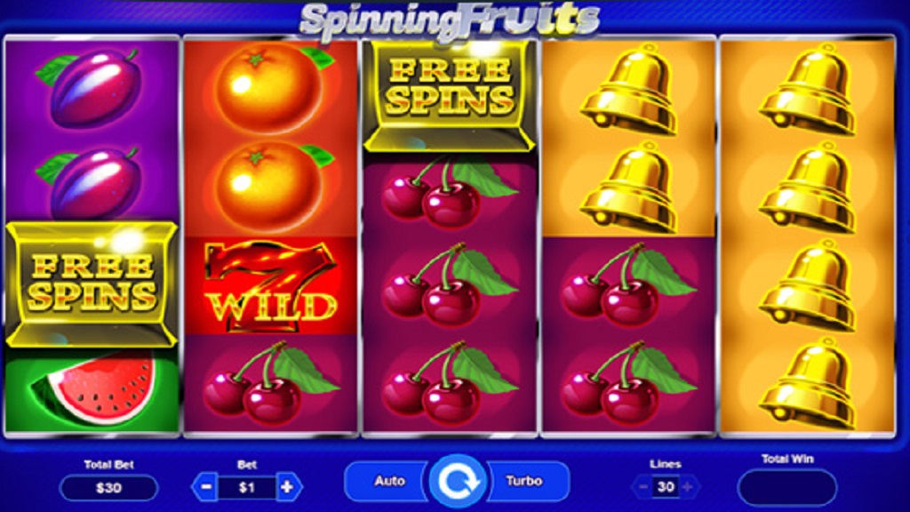 Screenshot of Spinning Fruits slot from NetPlay