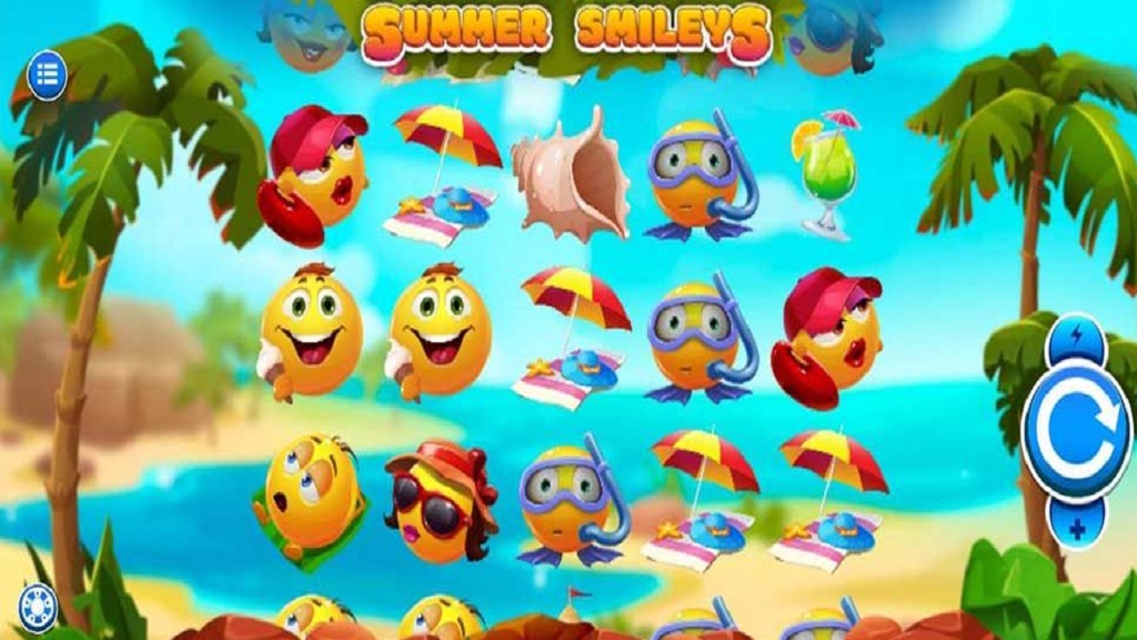 Screenshot of Summer Smileys slot from Mobilots