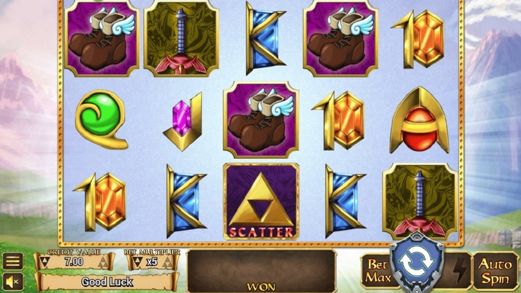 Screenshot of The legend of Link slot from Top Trend Gaming