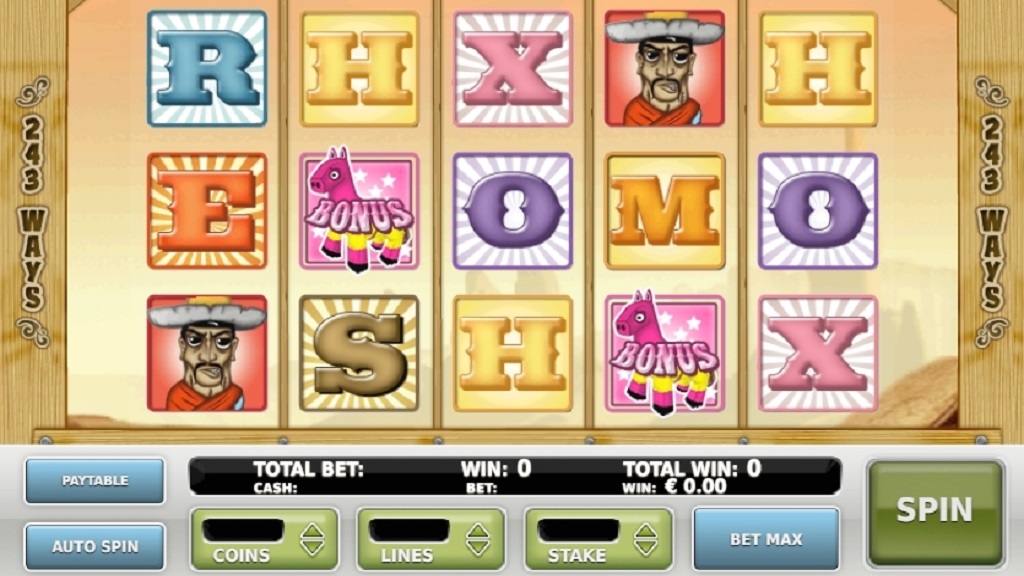 Screenshot of Tres Hombres slot from OmiGaming