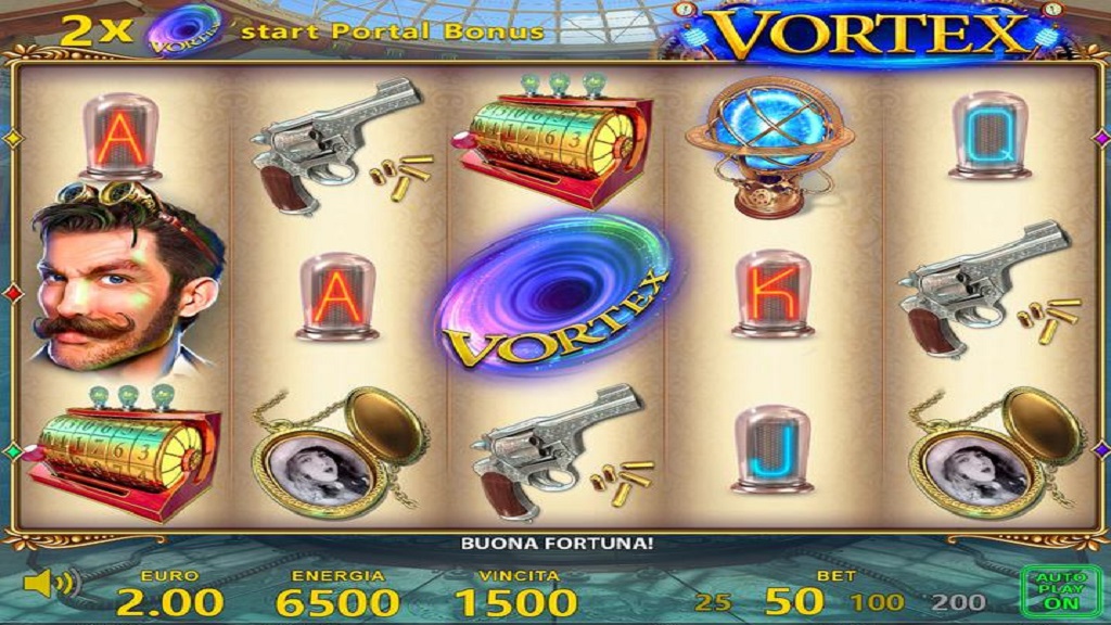 Screenshot of Vortex slot from Octavian