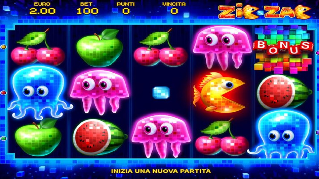 Screenshot of Zic Zac slot from Octavian